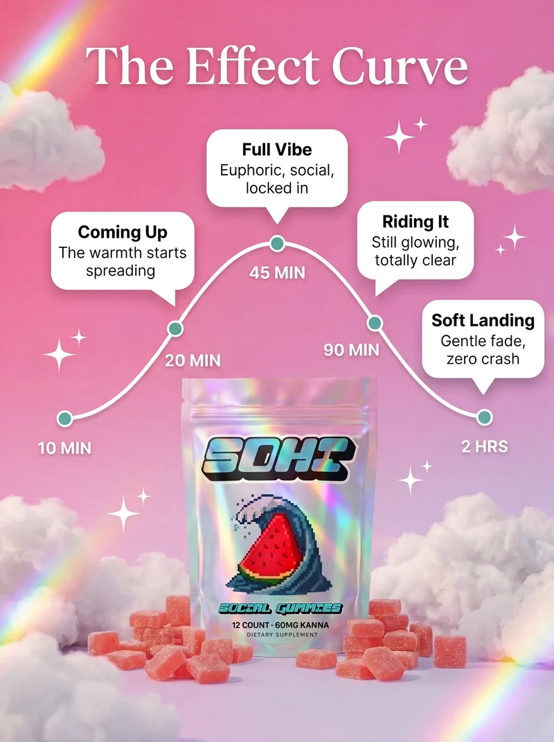 The SOHI effect curve from 10 minutes coming up to a soft landing at 2 hours