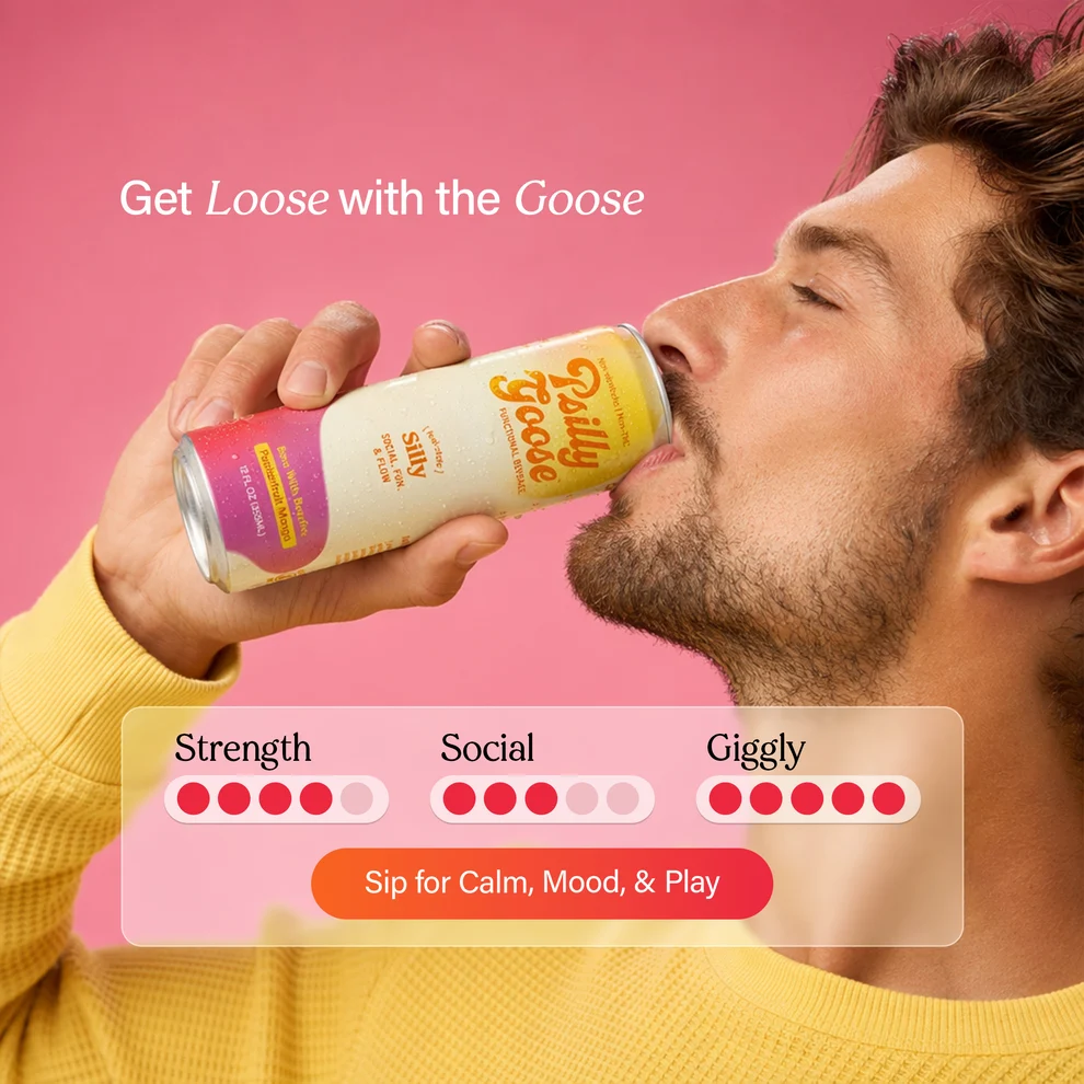 Get loose with the Goose: strength, social and giggly ratings for the Psilly Goose can
